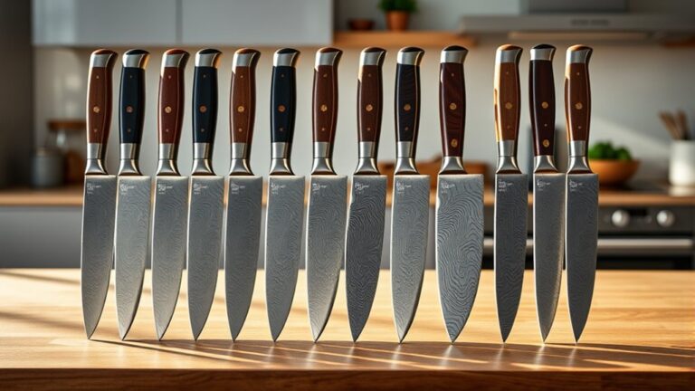 affordable damascus chef knives