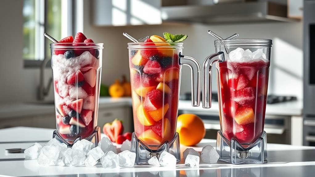 blender features for frozen drinks