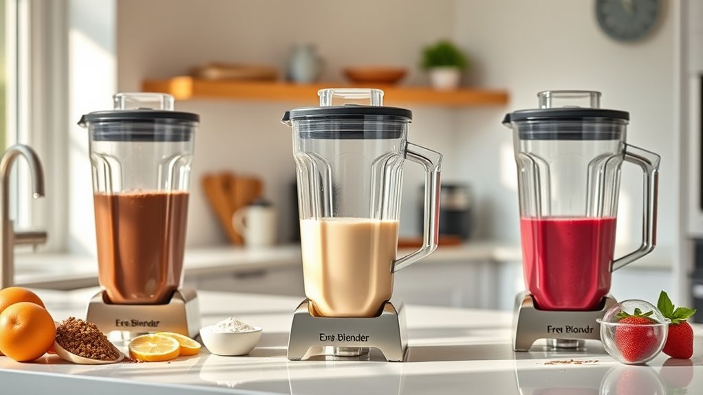 blender selection for protein