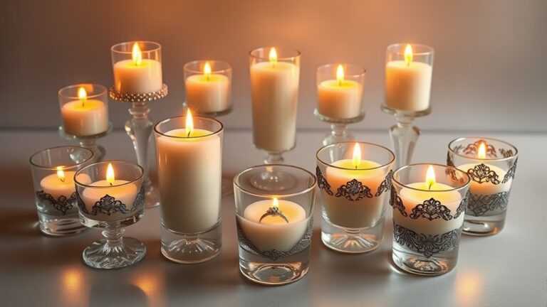 candles with hidden rings