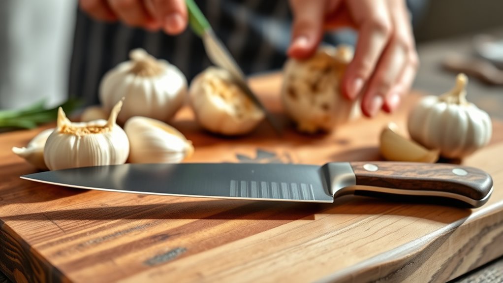 choosing the right garlic knife