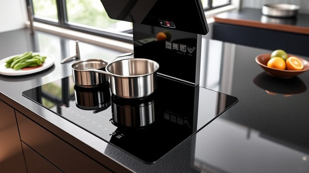 cooktop features and ventilation