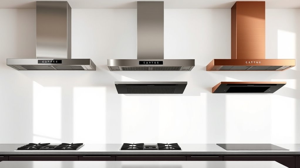 cooktop hood selection factors