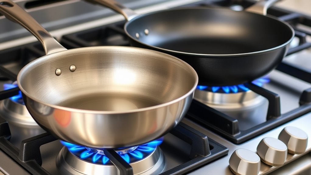 durable heat distributing frying pan