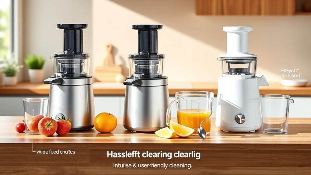 easy assembly and cleaning