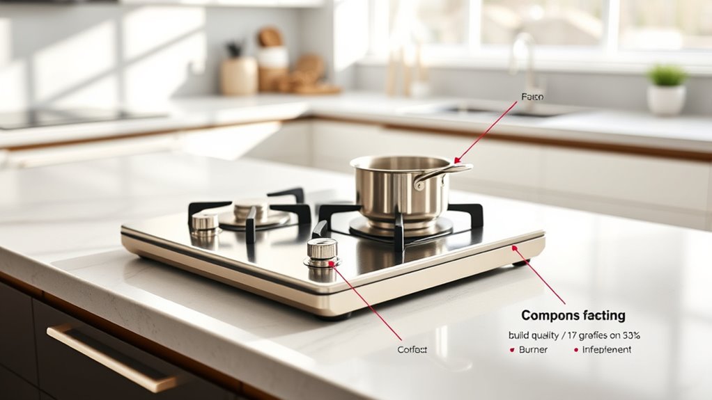 efficient durable portable cooktop