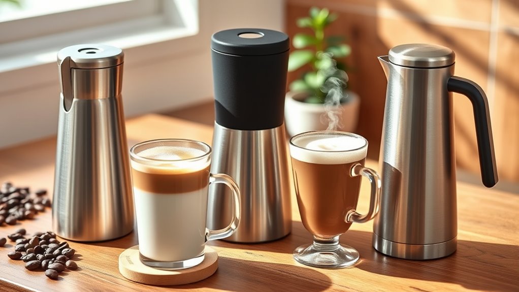 efficient portable durable frother