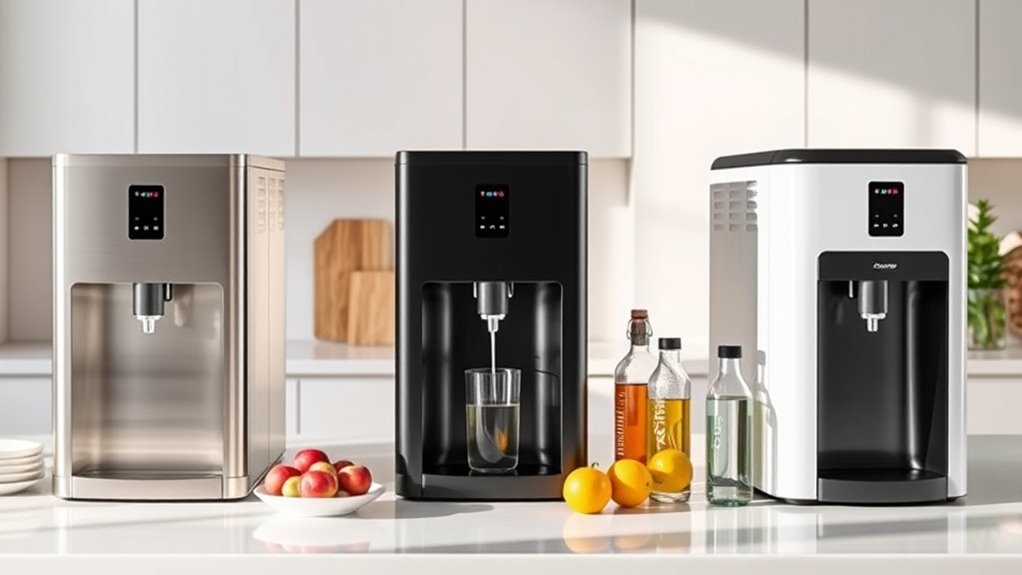 essential countertop water cooler features