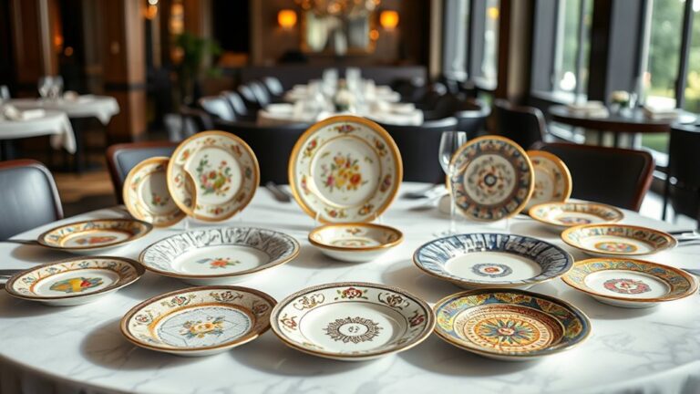 fancy restaurant plate recommendations