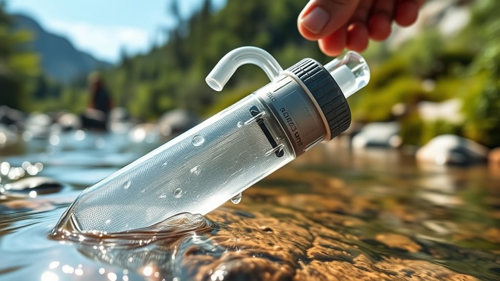 filtration efficiency and portability