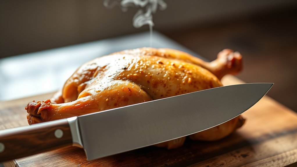 knife selection for rotisserie chicken
