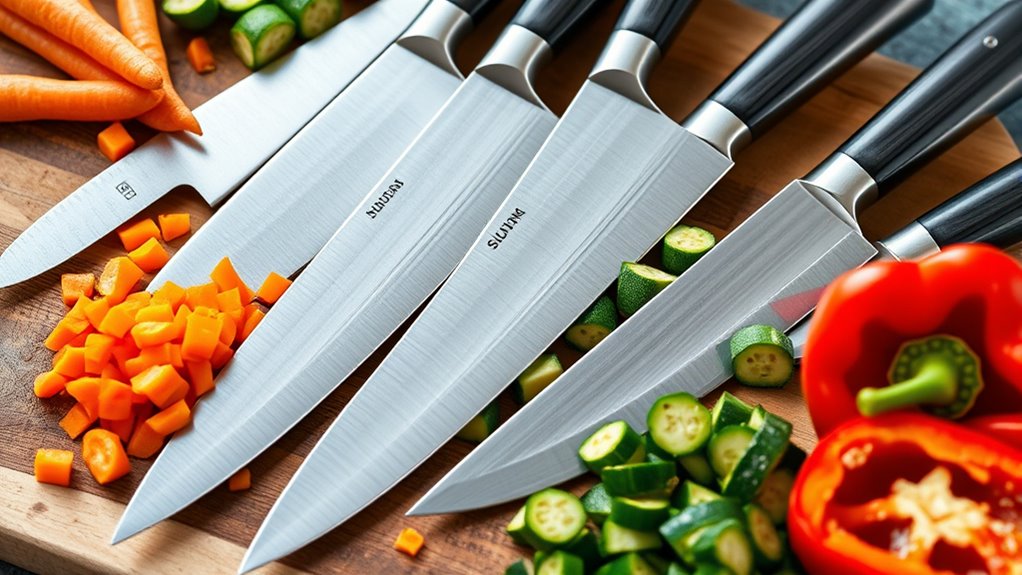 knife selection for vegetables