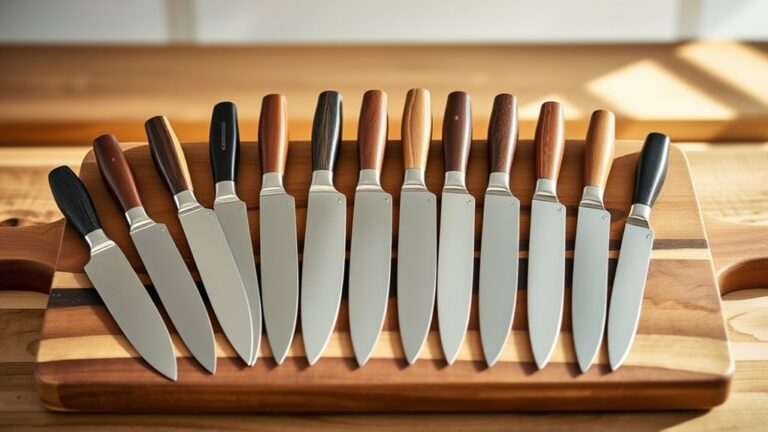 lightweight chef knives selection