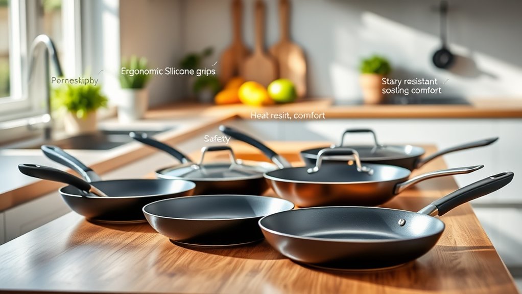 safe frying pan selection