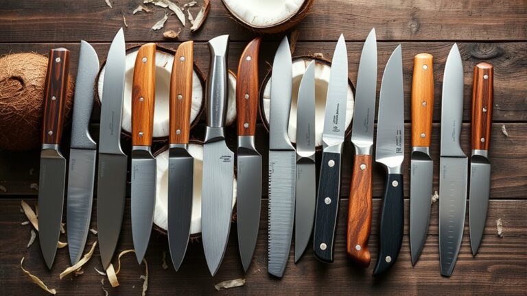 top coconut cutting knives