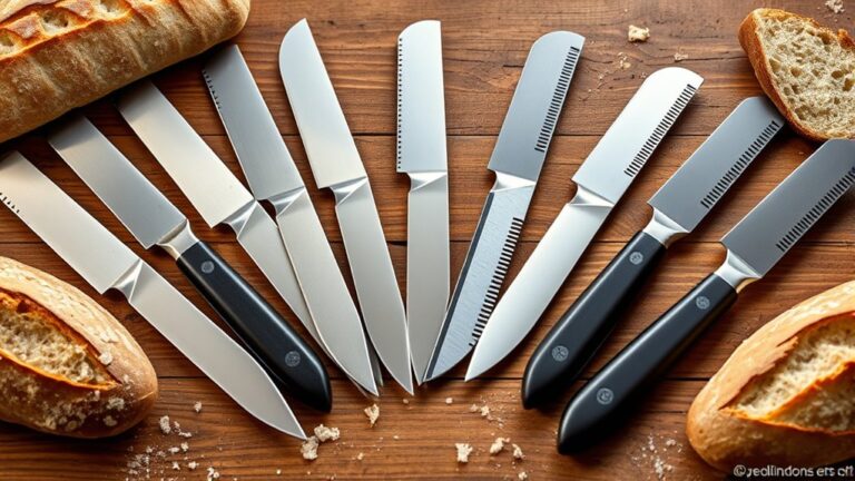 top crusty bread knives