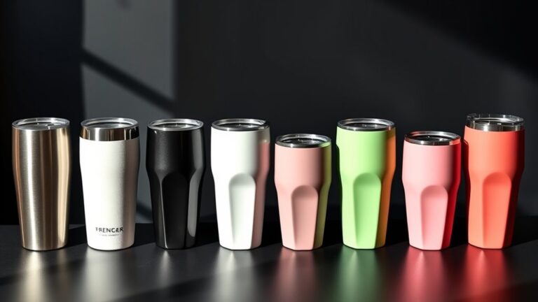 top double wall tumblers