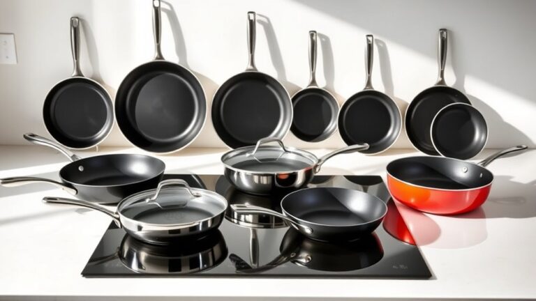 top electric cooktop pans