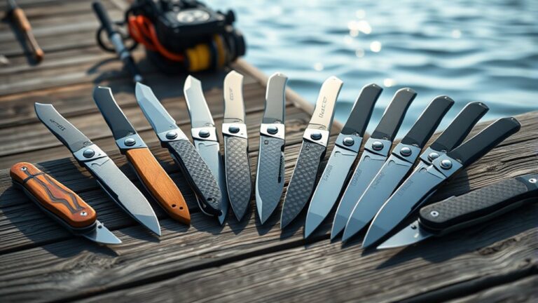 top folding fishing knives