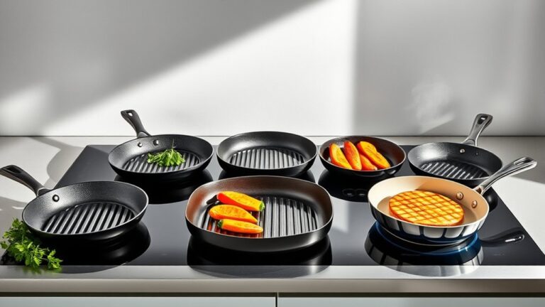top induction grill pans