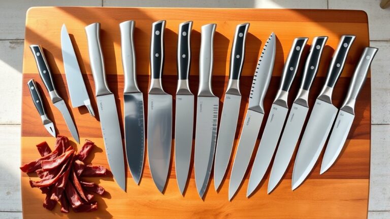 top jerky cutting knives
