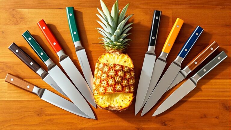 top pineapple cutting knives