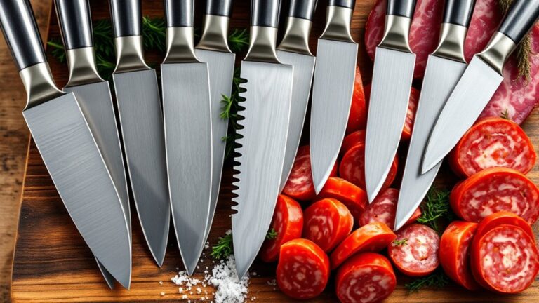 top sausage cutting knives