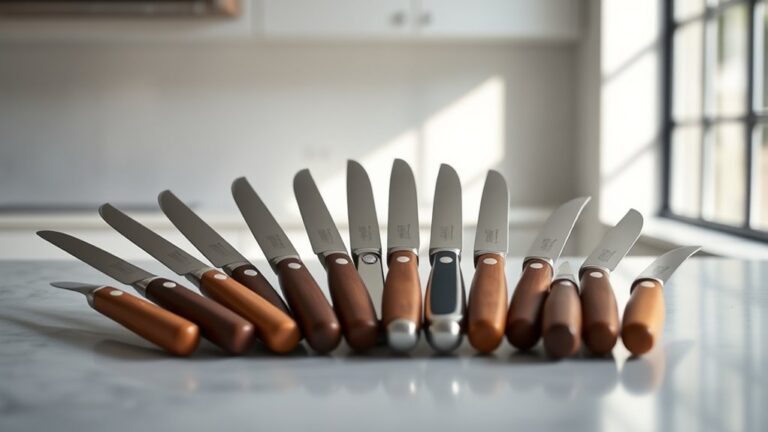 top single bevel knives