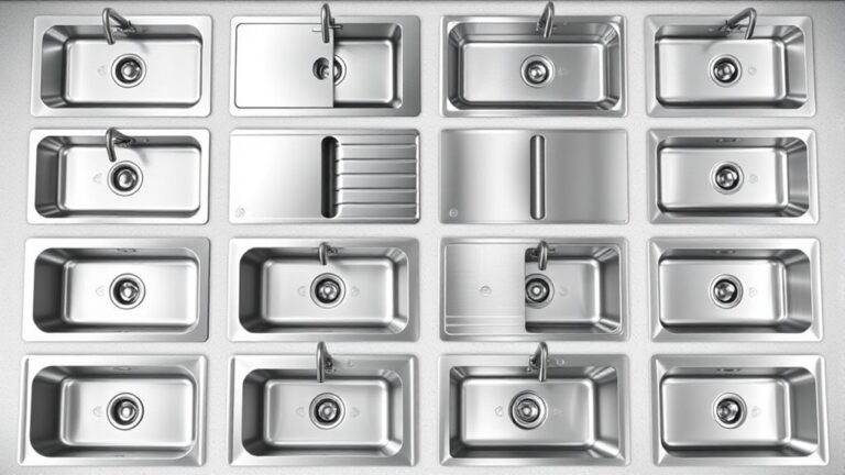 top stainless steel sinks