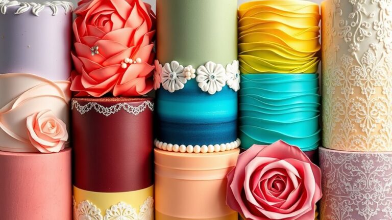 trendy cake decorating colors
