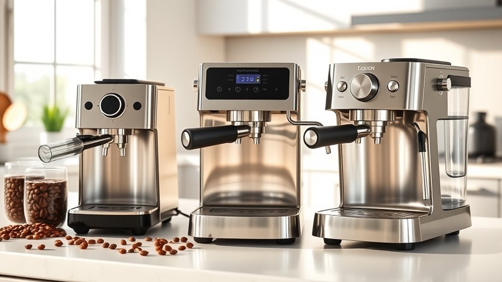 beginner friendly espresso machine selection
