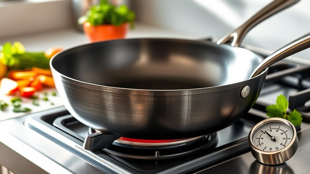 durable heat distributing saut pan