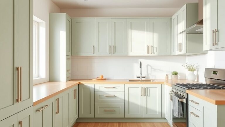 fresh kitchen cupboard makeover