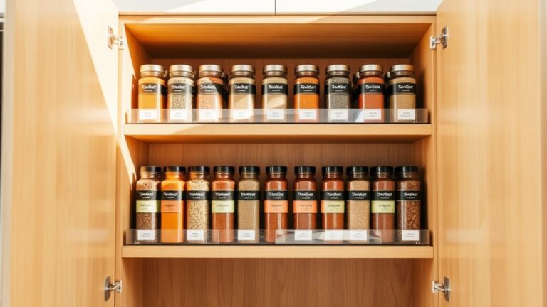 top cabinet spice organizers