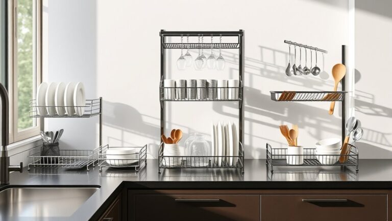 top dish drying racks