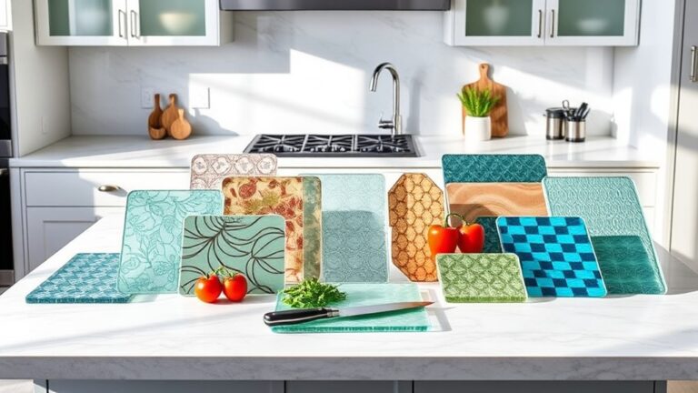 top glass cutting boards