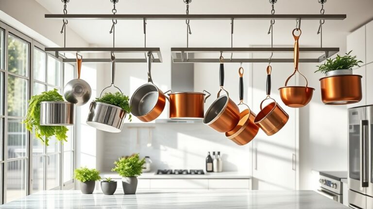 top kitchen hanging racks