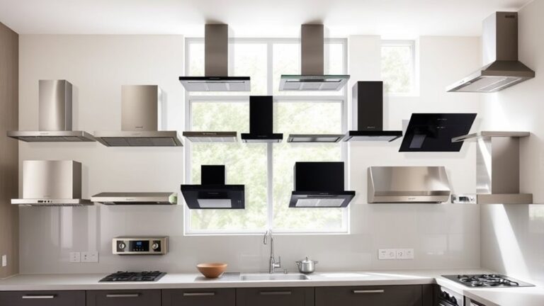 top range vent hoods