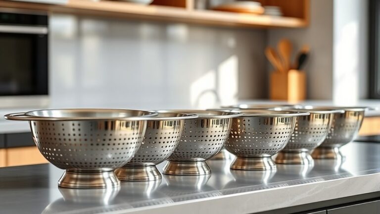 top stainless steel colanders