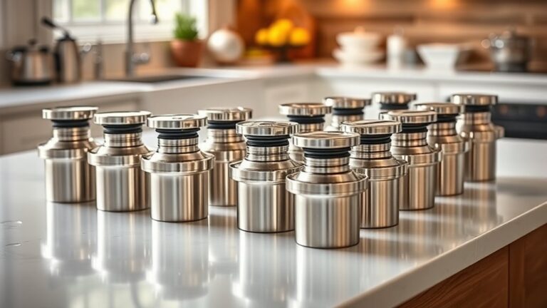 top stainless steel disposals