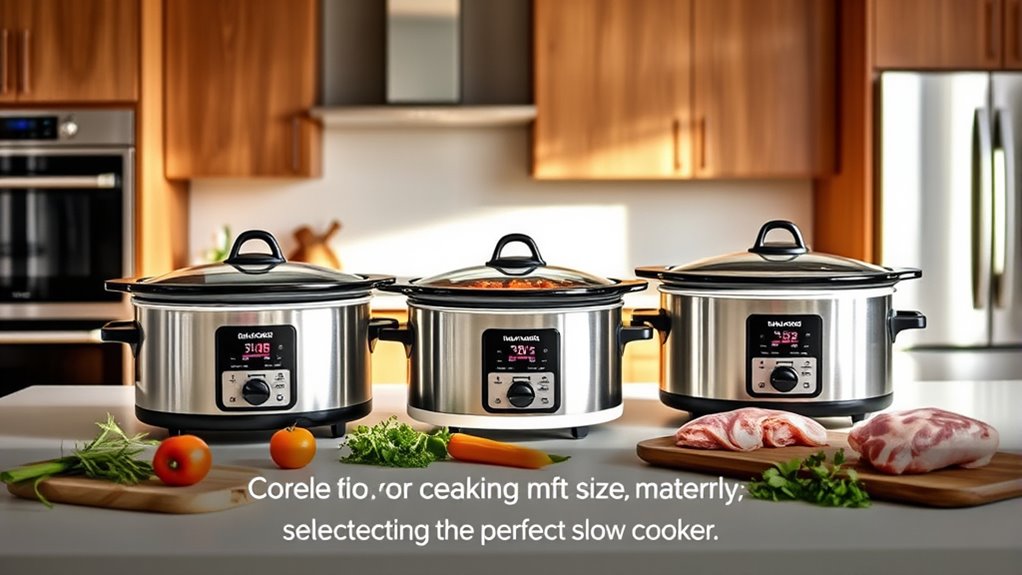 choosing the right slow cooker
