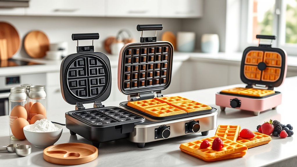 compact convenient safe waffles