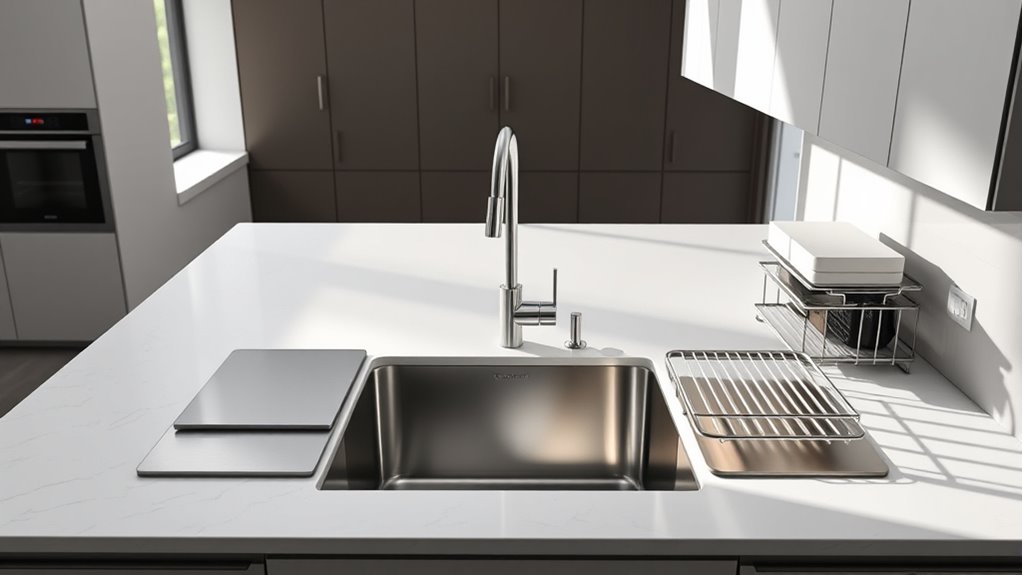 durable efficient kitchen workstation