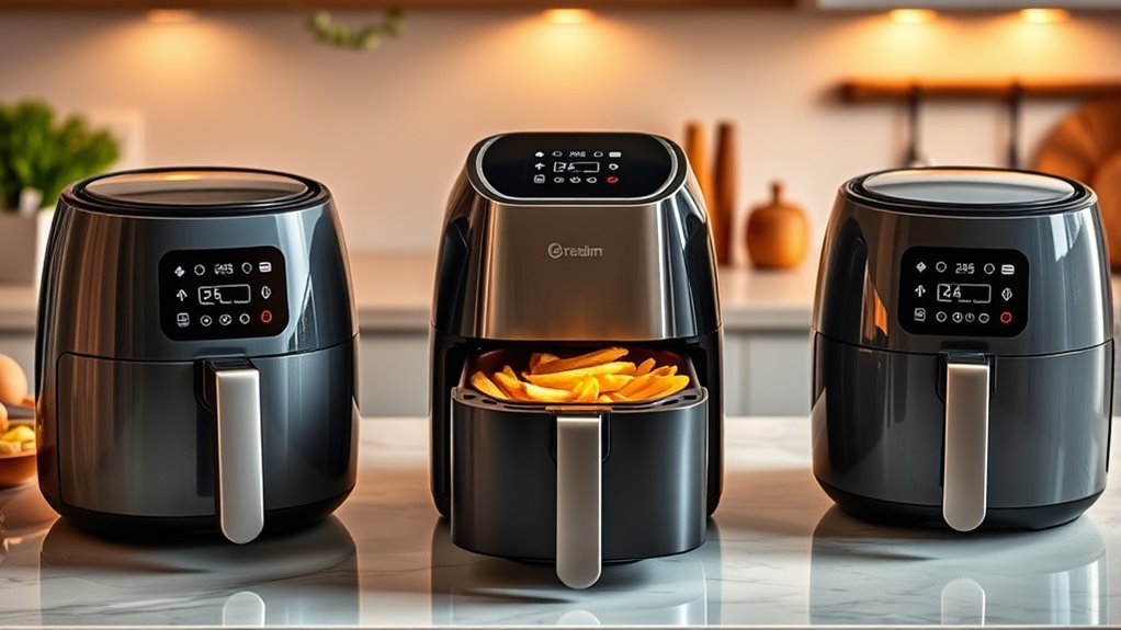 efficient cooking size controls