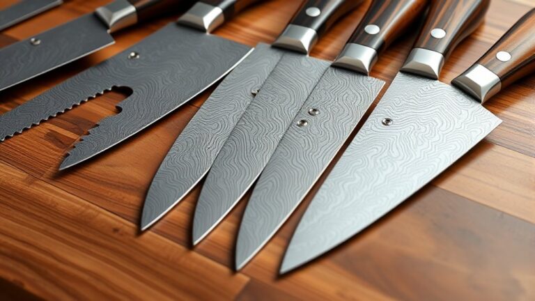 top damascus knife sets