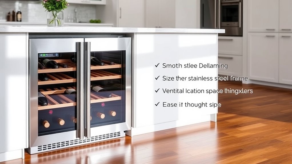 wine cooler selection factors